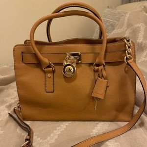 Saffiano Leather Michael Kors Hamilton Bag